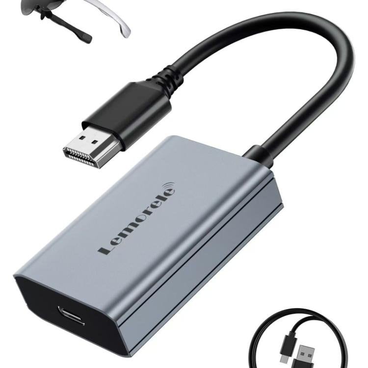 Lemorele LD50 USB-C -telakointiasema, HDMI 4K / USB-C-keskitin / Moniporttinen sovitin
