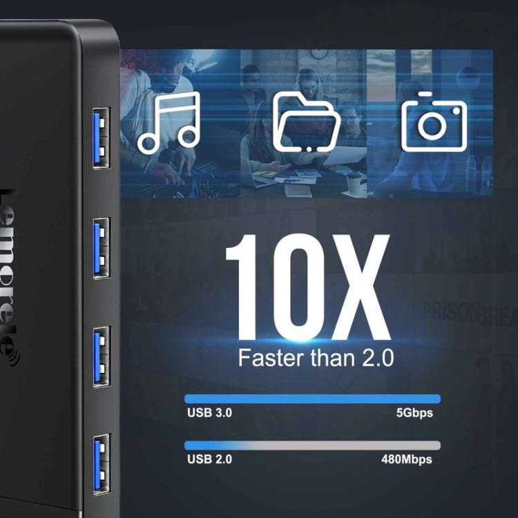 Lemorele TC92 9-in-1-telakointiasema, HDMI 4K, Ethernet ja 100 W PD / USB-C-keskitin / Tietokoneen keskitin