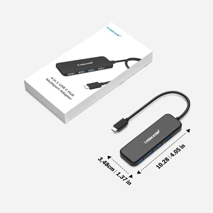 Lemorele TC38L 8-in-1 -telakointiasema, jossa on HDMI, Gigabit Ethernet ja PD-lataus / PC-hubi / Telakointiasema