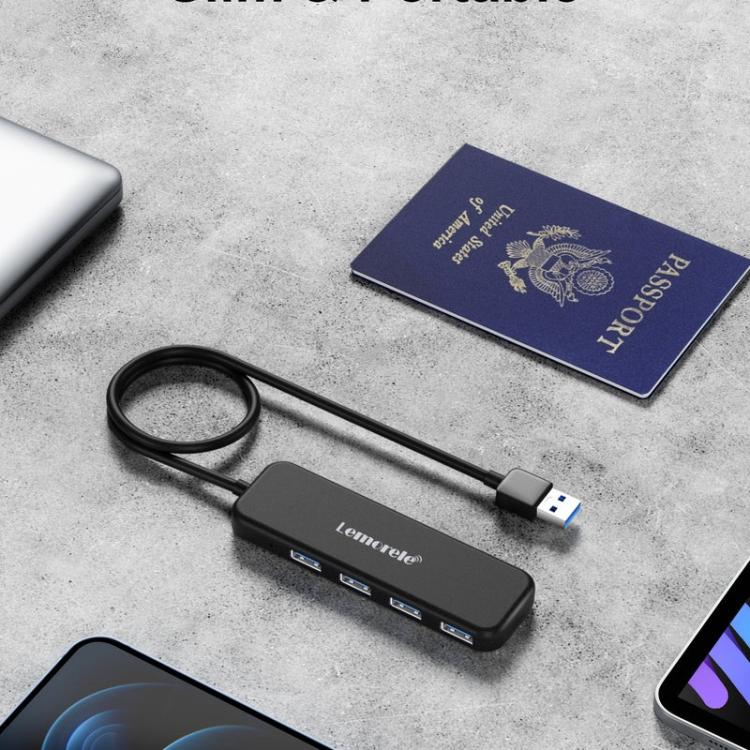 Lemorele USB-C-hubi TC55 4-in-1, HDMI ja 100 W PD / USB-C-telakka / Moniporttinen sovitin