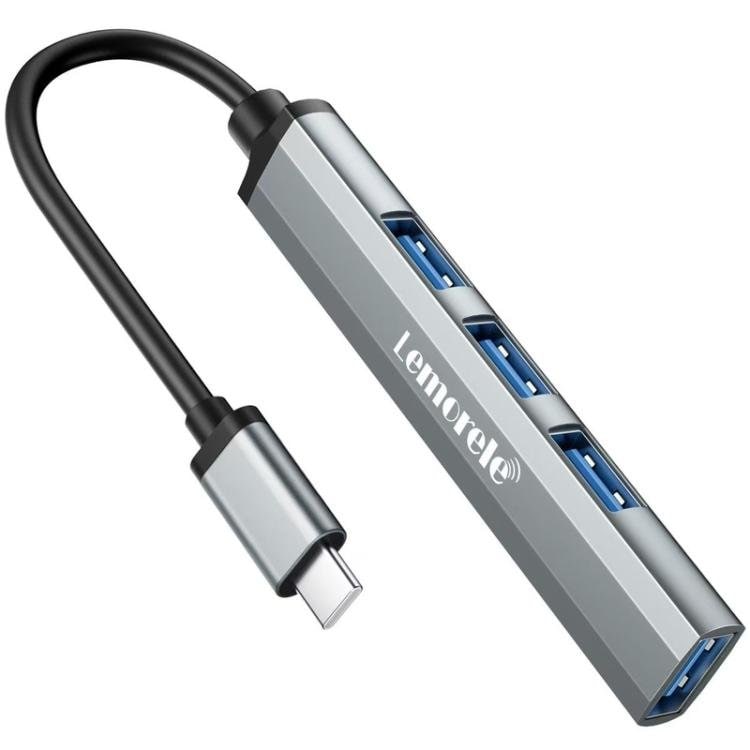 Lemorele TC57 4-in-1-telakointiasema, HDMI 4K ja 100 W PD / USB-C-keskitin / moniporttinen sovitin