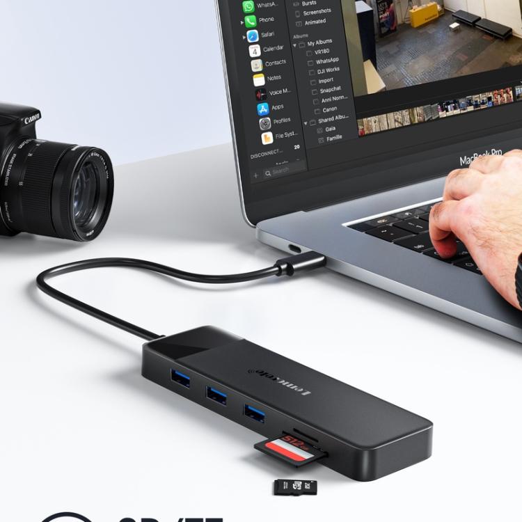 Lemorele TC94 10-in-1-telakointiasema, jossa on kaksi HDMI-liitäntää, VGA ja 100 W PD / USB-C-telakointiasema / AV-keskitin