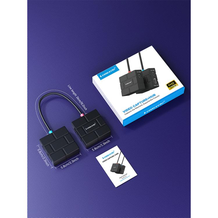 Lemorele-videotallennuskortti AC12 Mini HDMI – USB-C, loop out -toiminnolla / Videotallennin / USB-kortti