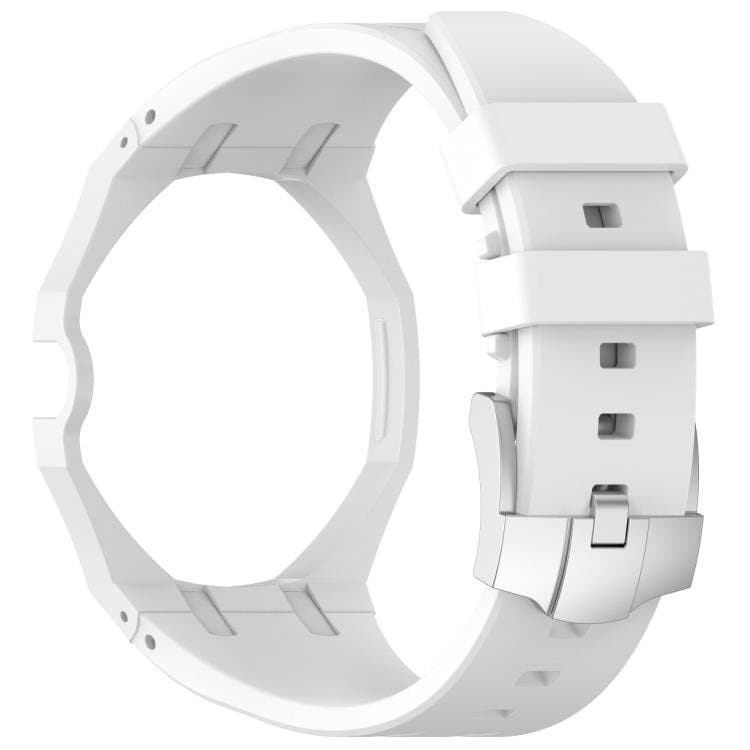 Silikoniranneke Swatch Royal Pop / Audemars Piguet -kelloihin / silikoniranneke tappilukolla – Valkoinen