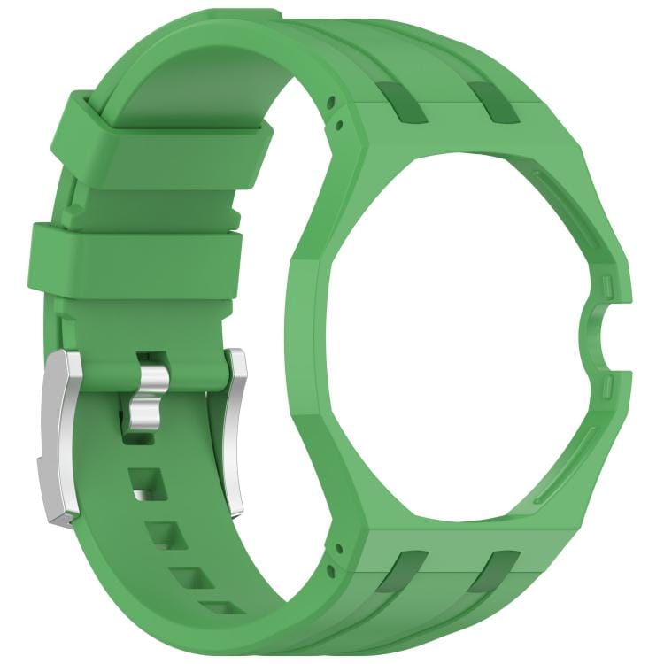 Silikoniranneke Swatch Royal Pop / Audemars Piguet -kelloihin / silikoniranneke tappilukolla – Vihreä