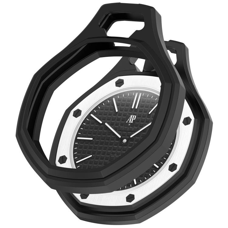 Suojakuori Swatch Royal Pop / Audemars Piguet -kelloille / pehmeä silikonikuori – Musta