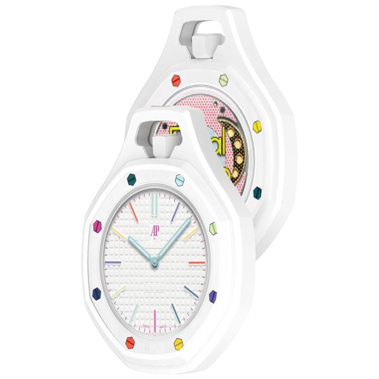 Suojakuori Swatch Royal Pop / Audemars Piguet -kelloille / pehmeä silikonikuori – Valkoinen