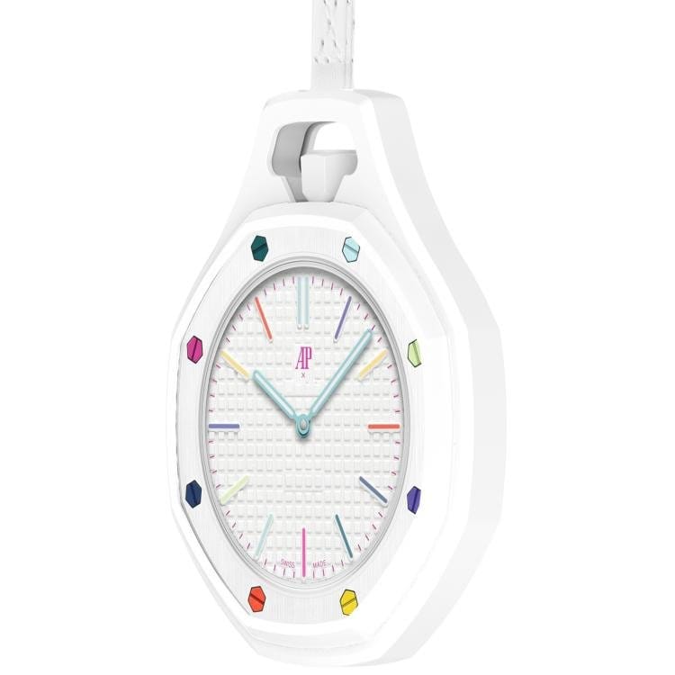 Suojakuori Swatch Royal Pop / Audemars Piguet -kelloille / pehmeä silikonikuori – Valkoinen
