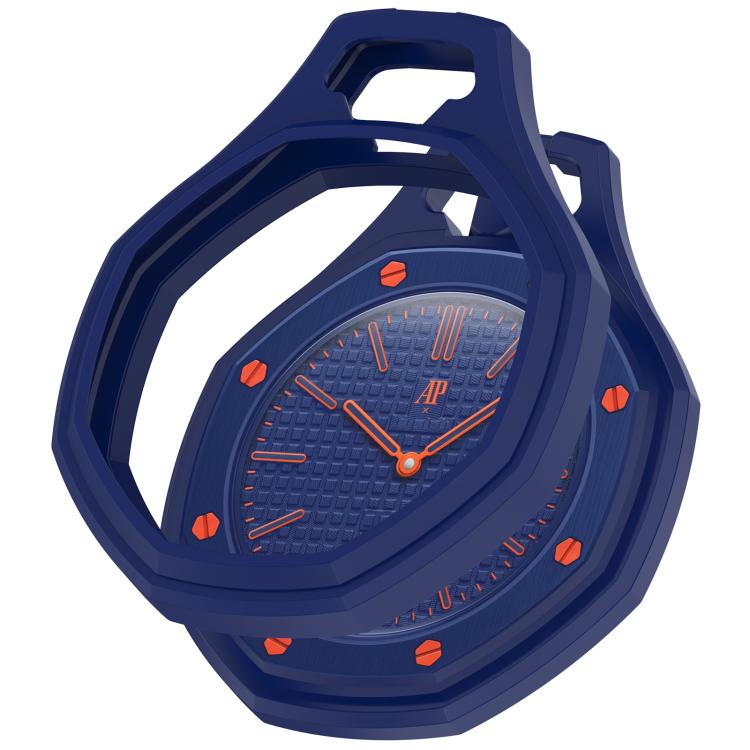 Suojakuori Swatch Royal Pop / Audemars Piguet -kelloille / pehmeä silikonikuori – Tummansininen
