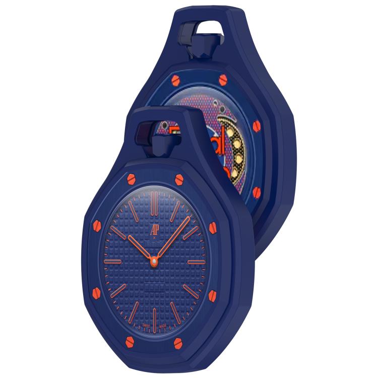 Suojakuori Swatch Royal Pop / Audemars Piguet -kelloille / pehmeä silikonikuori – Tummansininen