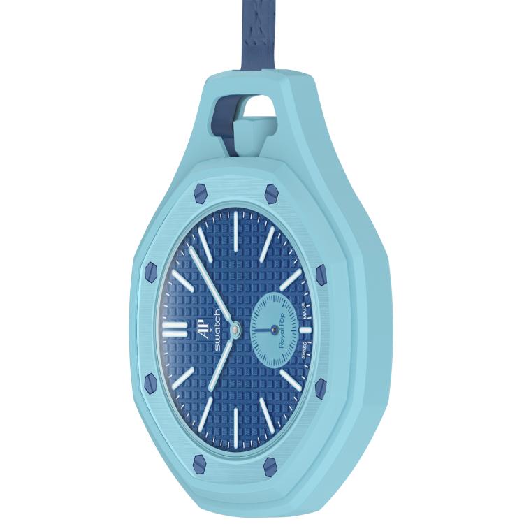 Suojakuori Swatch Royal Pop / Audemars Piguet -kelloille / pehmeä silikonikuori – Taivaansininen