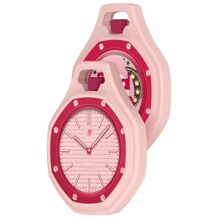 Suojakuori Swatch Royal Pop / Audemars Piguet -kelloille / pehmeä silikonikuori – Vaaleanpunainen