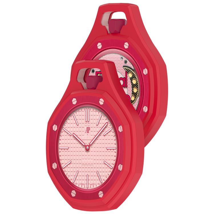 Suojakuori Swatch Royal Pop / Audemars Piguet -kelloille / pehmeä silikonikuori – Punainen