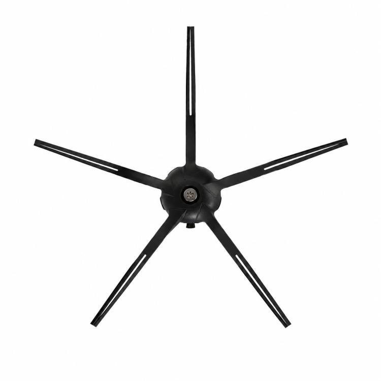 5-haarainen sivuharja Roborock Q5 Pro/Q8 Max -robottipölynimureille – Svart / Reunaharja