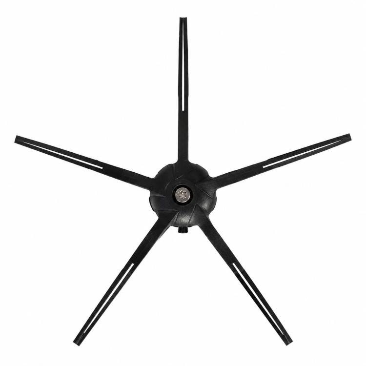 5-haarainen sivuharja Roborock Q7 Max+/T8 Plus -robottipölynimurille – Svart / Viisihaarainen reunaharja