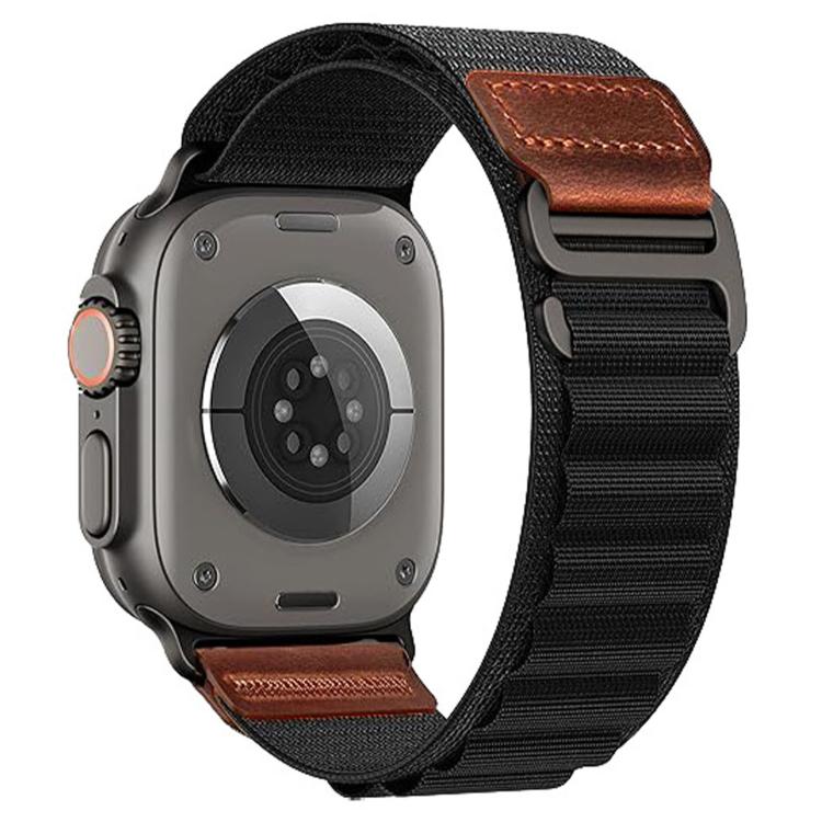Nailoninen rannekoru Apple Watch 44/45/46/49 mm - Svart / Alpine Loop / Nailonrannekoru