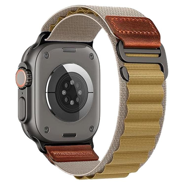Nailoninen rannekoru Apple Watch 44/45/46/49 mm - Wheat / Alpina loop / Nylonrannekoru