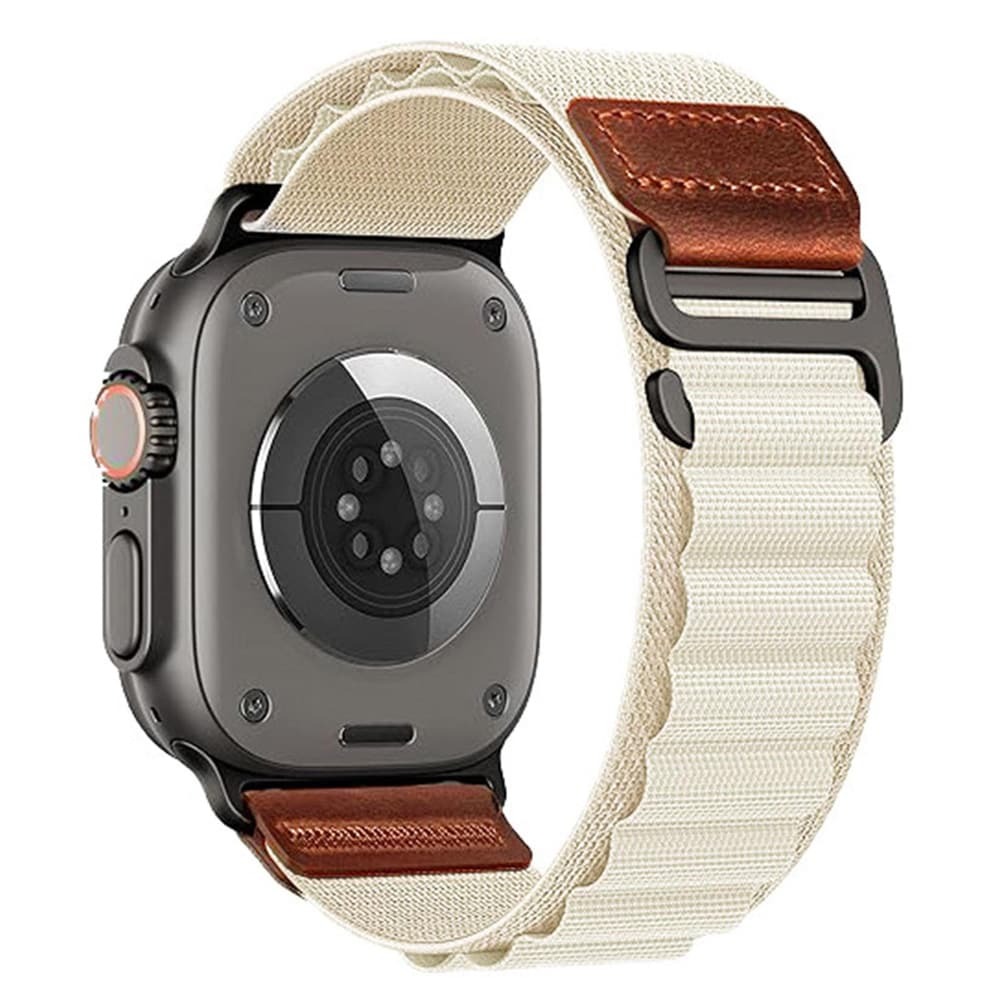Nailoninen rannekoru Apple Watch 38–40–41–42 mm:lle – Starlight – Nailonrannekoru – Urheilurannekoru