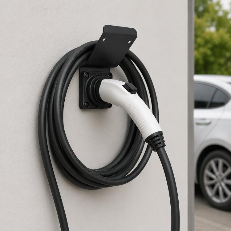 Kaapelipidike Tesla NACS-laturille / NACS-kaapelipidike / Lataukaapelin seinäkiinnike