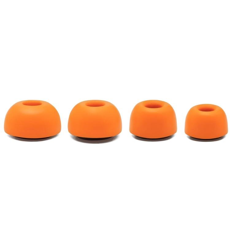 Muistivaahtomuoviset korvatyynyt, 4 paria, Galaxy Buds3/Buds4 Pro - Oranssi / Korvatyynyt