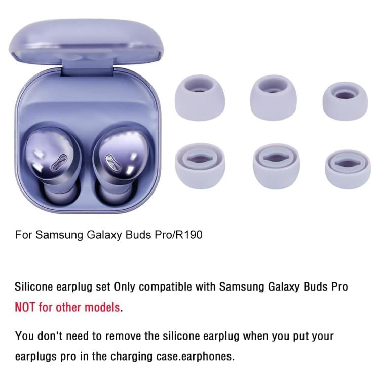 Silikoniset korvatulpat, 3 paria, Galaxy Buds Pro - Svart / Silikonitulpat / Varaosat