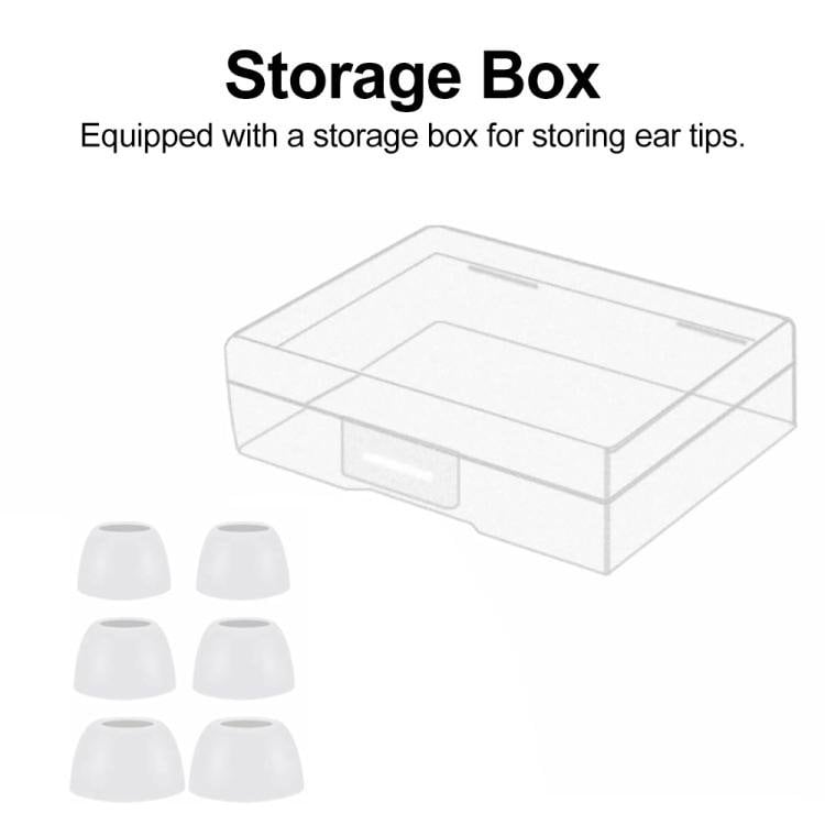 Silikoniset korvatulpat, 3 paria Galaxy Buds Pro -mallille – Valkoinen / Silikoniset korvatulpat / Varaosat