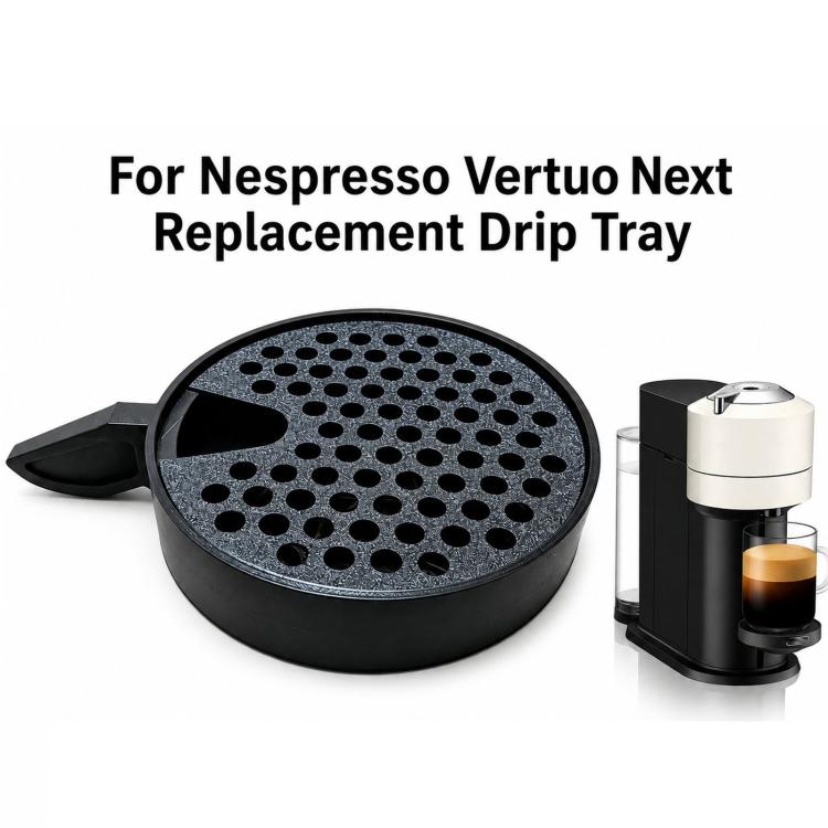 Nespresso Vertuo Next -mallille tarkoitettu tippualusta, jossa on kupin tuki – Svart / Tippualusta / Tippakuppi