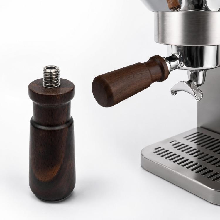 71 mm:n pähkinäpuukahva M10-espressosuodatintelineeseen / Portafilter-kahva / Puukahva