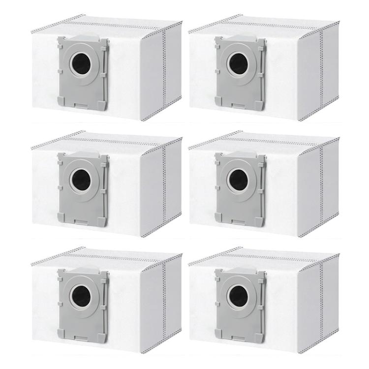 Pölypussit, 6 kpl:n pakkaus, Ecovacs Deebot X8, T50, T80, X9 Omni -malleihin / Imuripussit / Robottipölynimuripussit