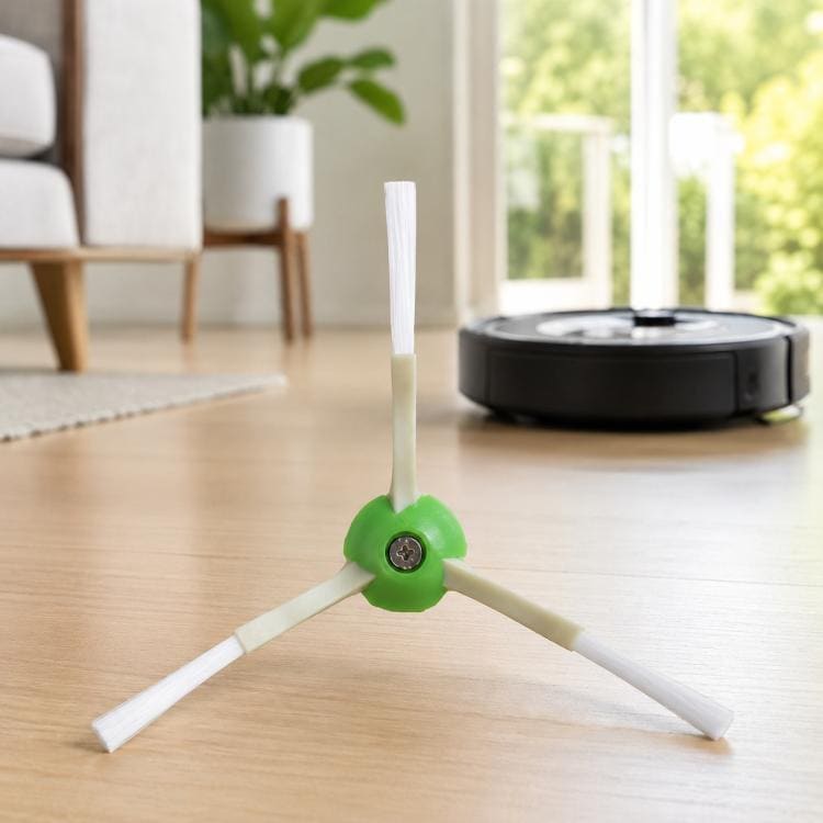 3-haarainen sivuharja iRobot Roomba S9/E5/E6/i7 -malleille / Robottiimurin harja / Varaosaharja