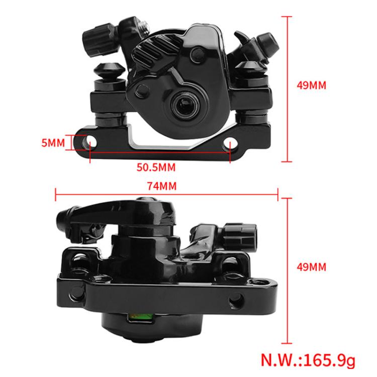 Kukirin G2 Pro/G2 Max -mallin vasen takalevyjarru / Jarrusatula / Takalevyjarru