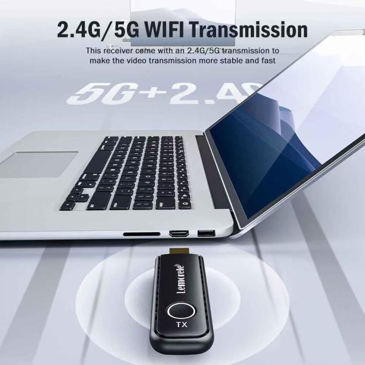 Lemorele G57 langaton HDMI-esitysjärjestelmä – 1080p, 8 lähetintä ja 1 vastaanotin