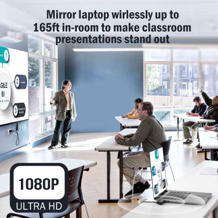 Lemorele G57 langaton HDMI-esitysjärjestelmä – 1080p, 8 lähetintä ja 1 vastaanotin