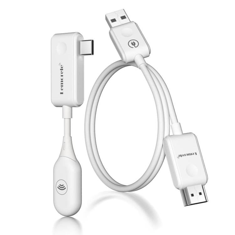 Lemorele langaton USB-C-lähetin P10 kuvan siirtoon, 1080p, 50 m / Kuvanlähetin / USB-C-sovitin