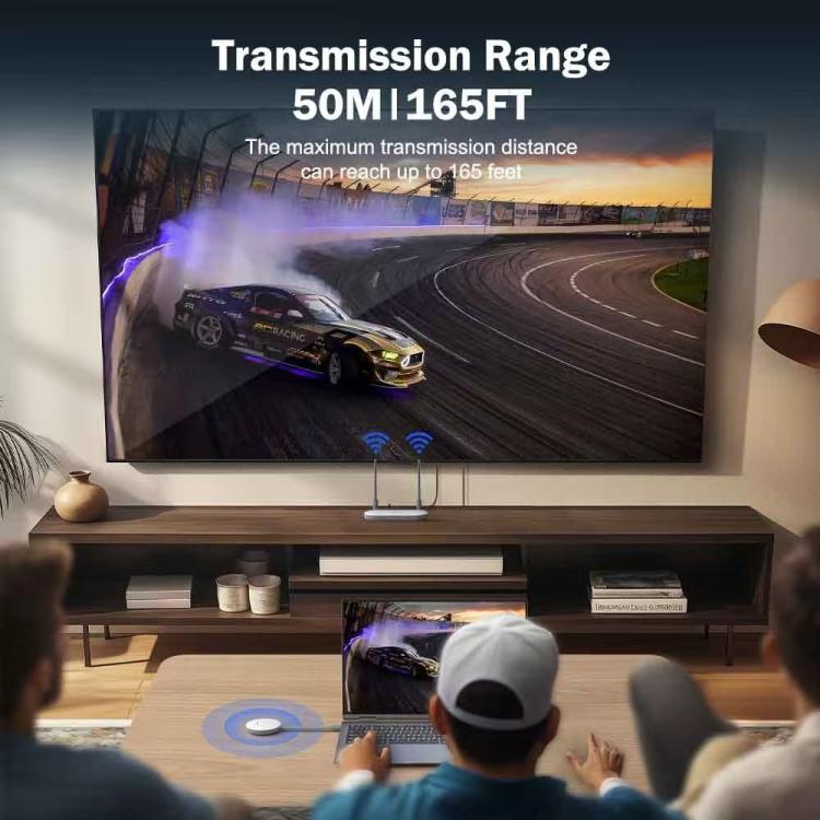 Lemorele G60 langaton USB-A lähetin ja vastaanotin 1080p 5 GHz HDMI VGA 50 m