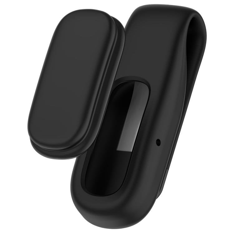 Silikoninen suojakotelo, jossa on kiinnikkeet, Fitbit Airille – Svart / Kiinnikekotelo / Suojateline