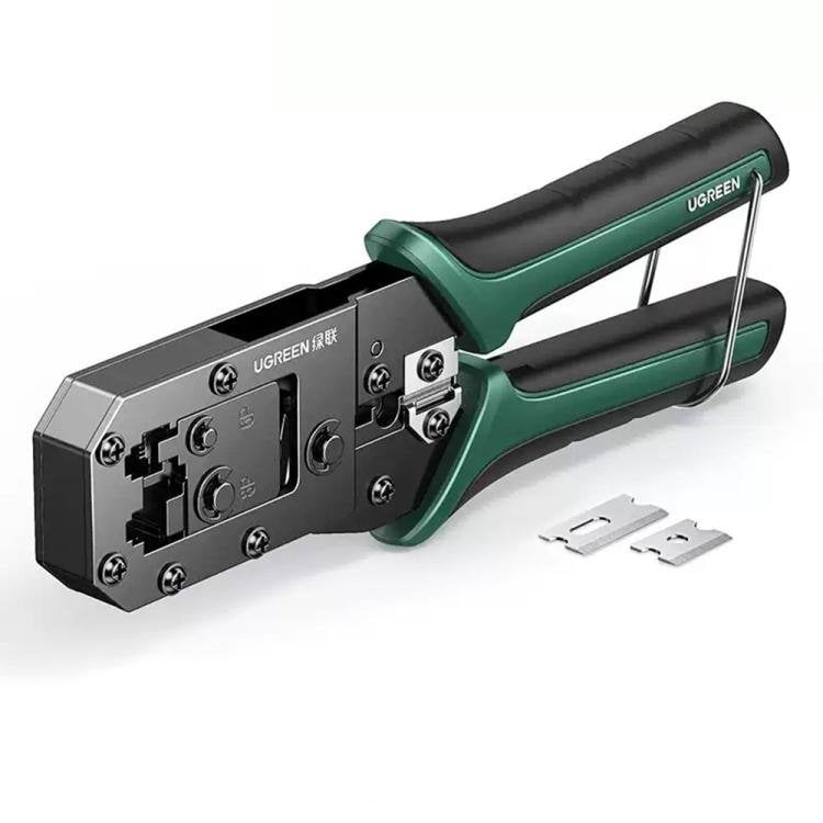 Ugreen RJ45/RJ11-puristuspihdit kaapelinkuorimalla / Verkkotyökalut / Kaapelipuristustyökalut
