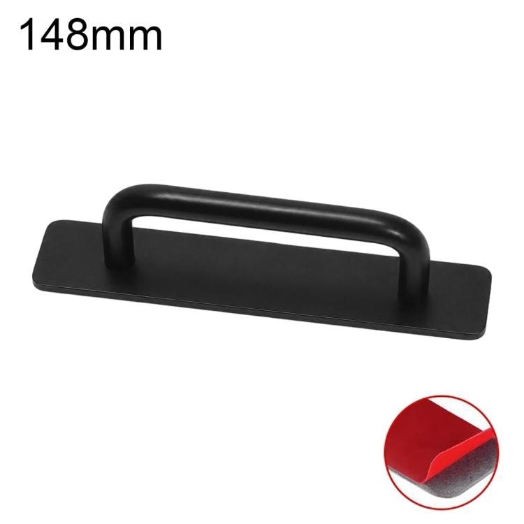 Alumiininen kahva, ilman reikiä, 148 mm – Svart / Huonekalukahvat / Kaappikahvat