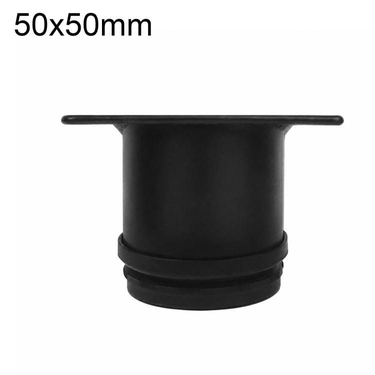 Säädettävät huonekalujalat ruostumattomasta teräksestä, 50x50 mm – Svart / Tukijalat / Huonekalutukit