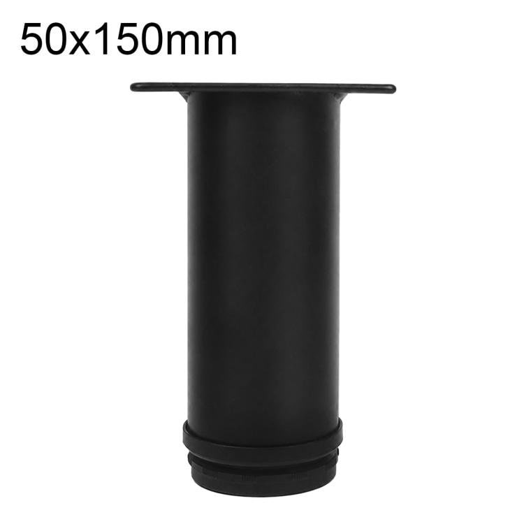 Säädettävät huonekalujalat ruostumattomasta teräksestä 50x150 mm – Svart / Tukijalat / Huonekalutukijalat