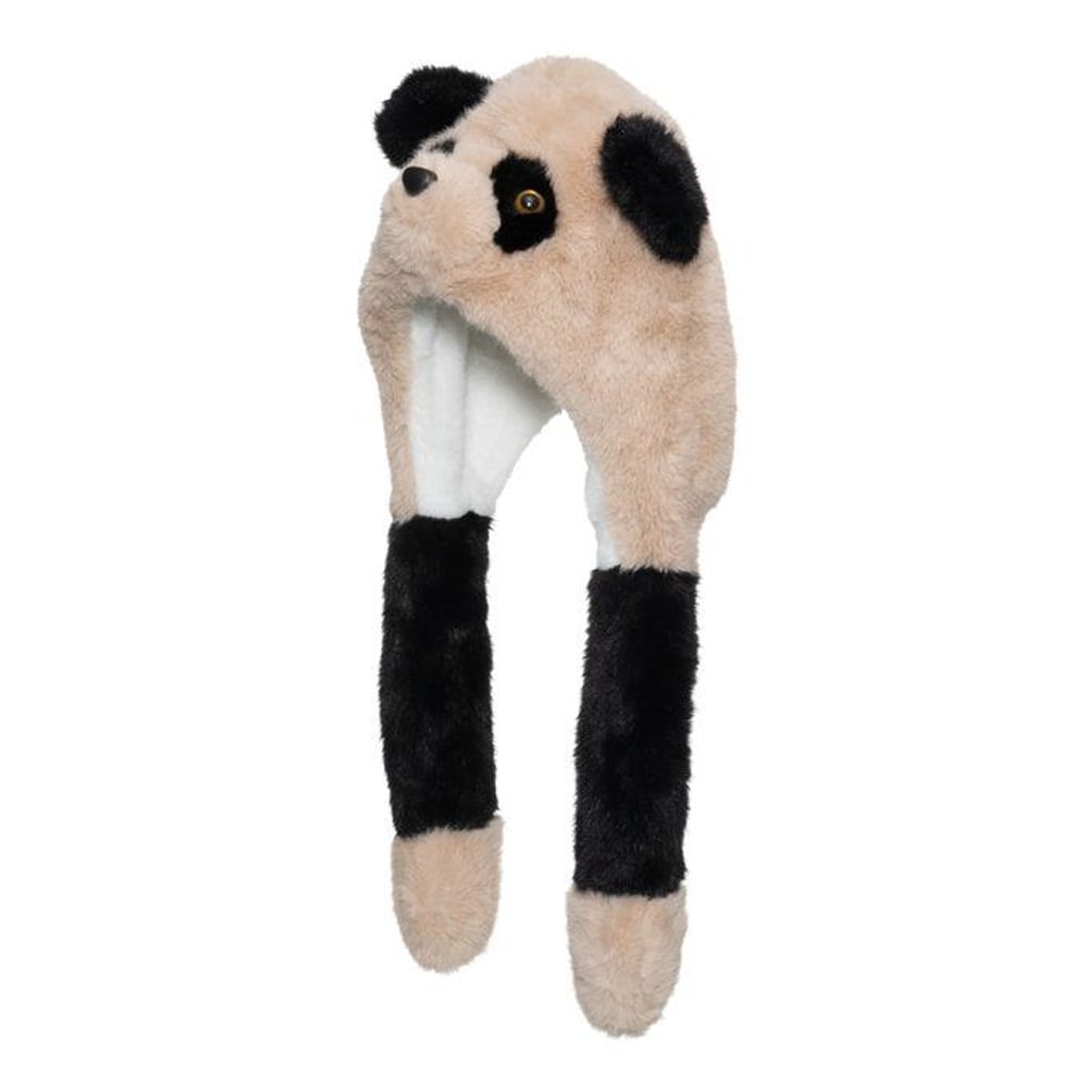 Lasten talvipipo 54–56 cm / tekoturkispipo / eläinaiheinen pipo – Beige