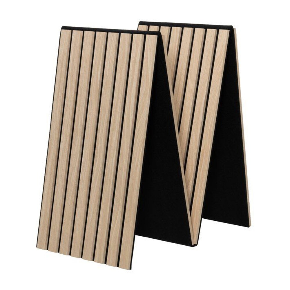 Akustinen seinäpaneeli 32 x 240 cm – Tammipuu / Akustinen paneeli / Äänenvaimentava MDF-rippipaneeli