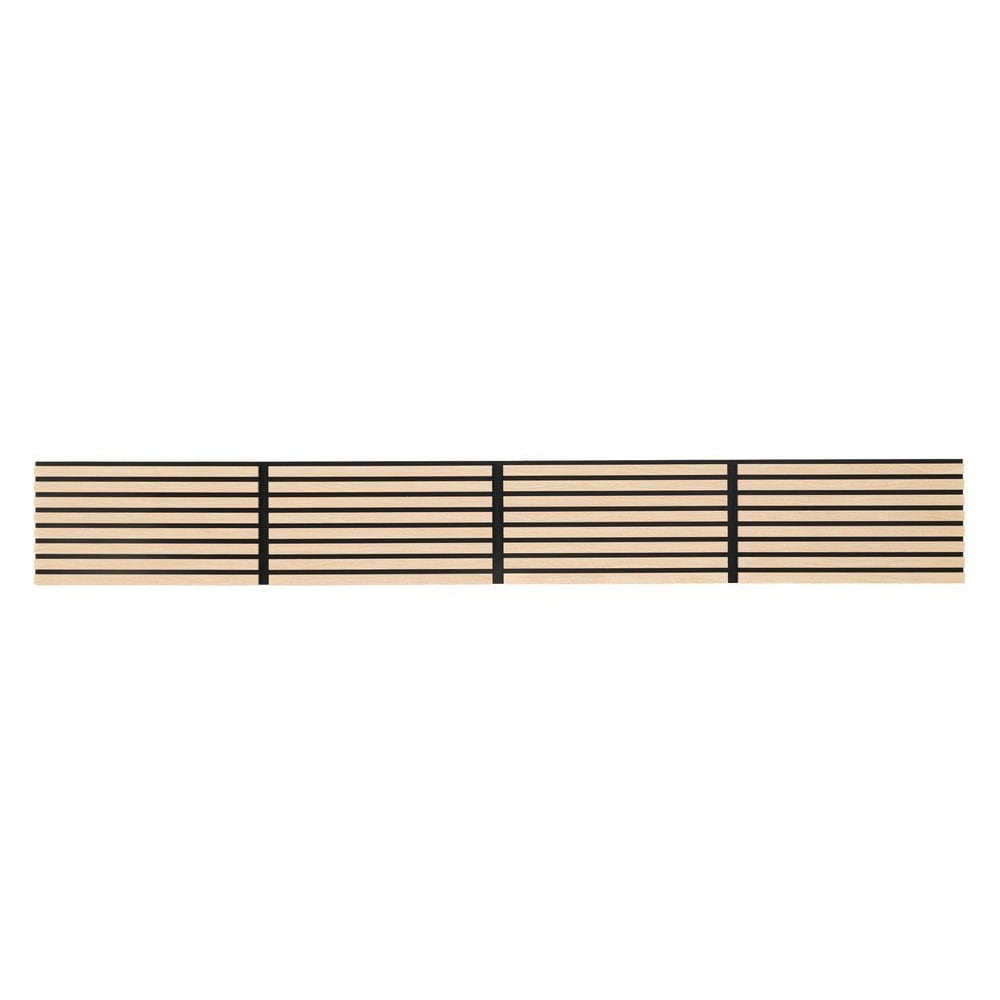 Akustinen seinäpaneeli 32 x 240 cm – Tammipuu / Akustinen paneeli / Äänenvaimentava MDF-rippipaneeli
