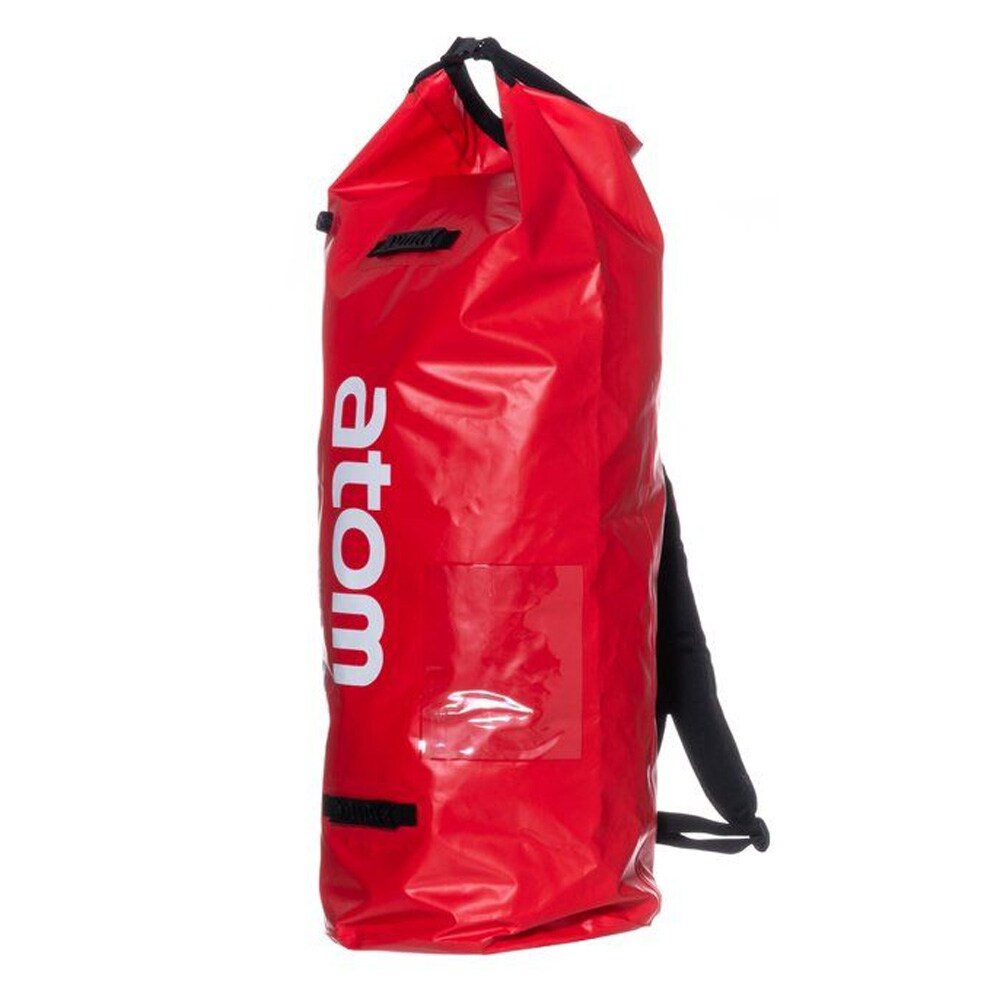 Drybag-reppu 110 l – punainen / Vedenpitävä pakkauspussi, jossa on rullasuljin / Kuivapussi ulkoiluun