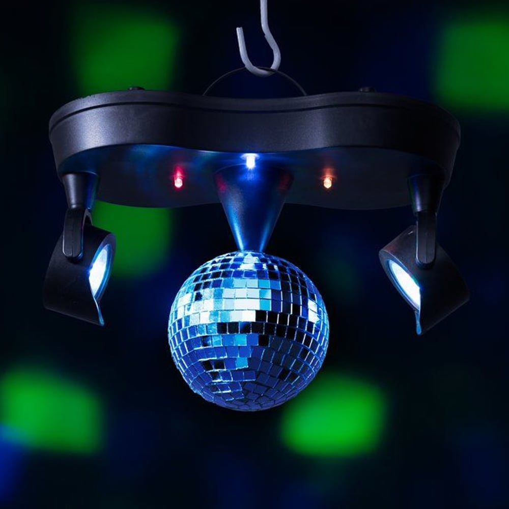 LED-valolla varustettu diskopallo / Peilipallo, jossa on kaksi LED-valoa / Diskovalot sisäjuhliin