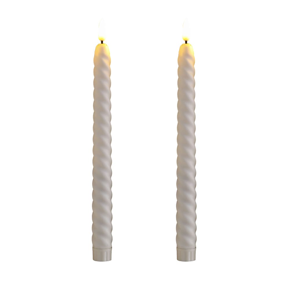 United LC2630 LED-valot 25,5 cm, 2 kpl / Välkkyvät LED-valot / Paristokäyttöiset valot, joissa on ajastin
