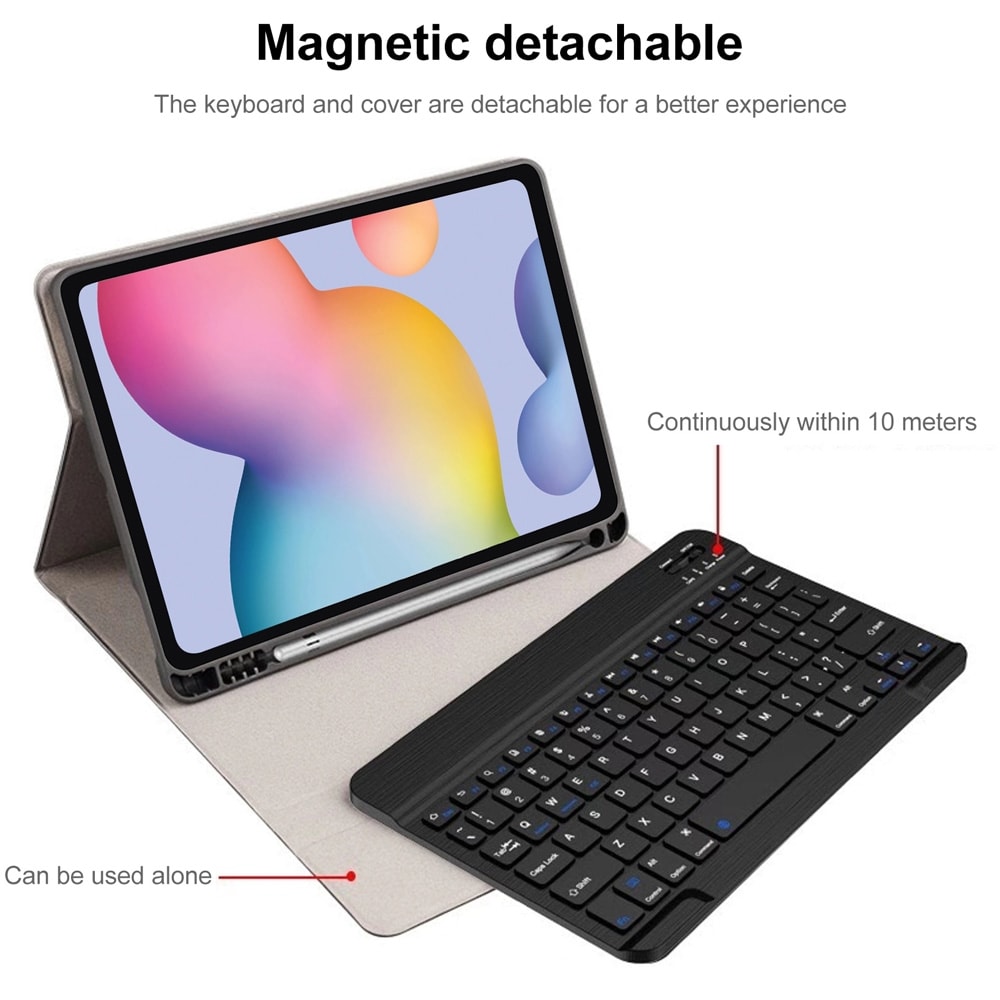 Näppäimistökotelo Samsung Galaxy Tab A9 Plus -laitteelle / Bluetooth-näppäimistö / Tablettikotelo
