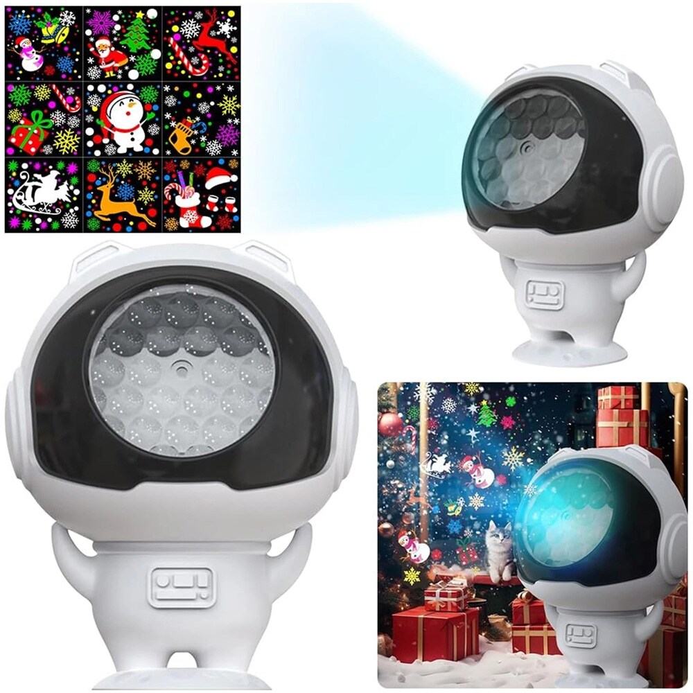 LED-laserprojektori BN-1223 / Jouluprojektori, jossa on liikkuvia kuvioita / Koristeellinen USB-valaistus