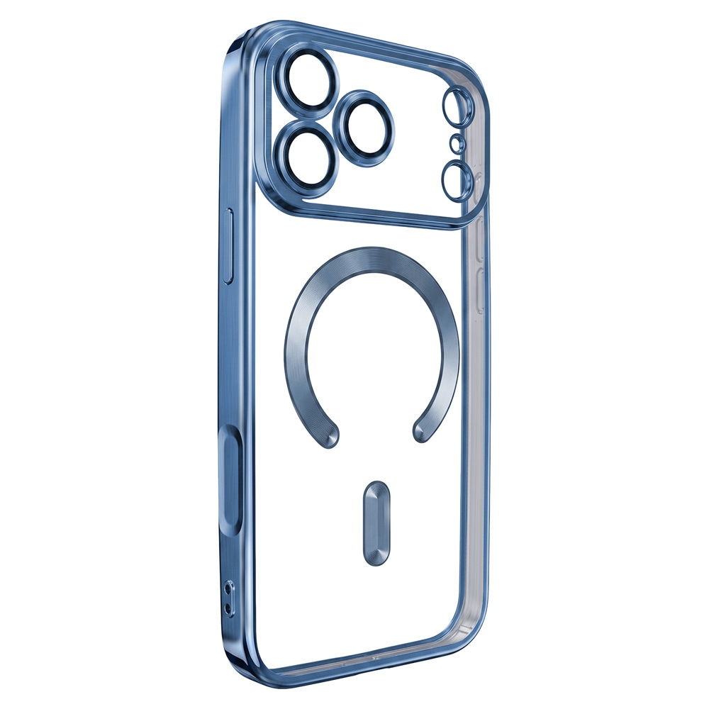 Color Chrome Mag -suojakotelo iPhone 17 Pro / 18 Pro - Sininen / MagSafe-suojakotelo / TPU-suojakotelo