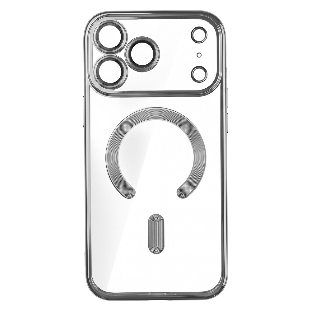 Color Chrome Mag -suojakotelo iPhone 17–18 Pro Maxille – Hopea – Mag-suojakotelo – TPU-kotelo